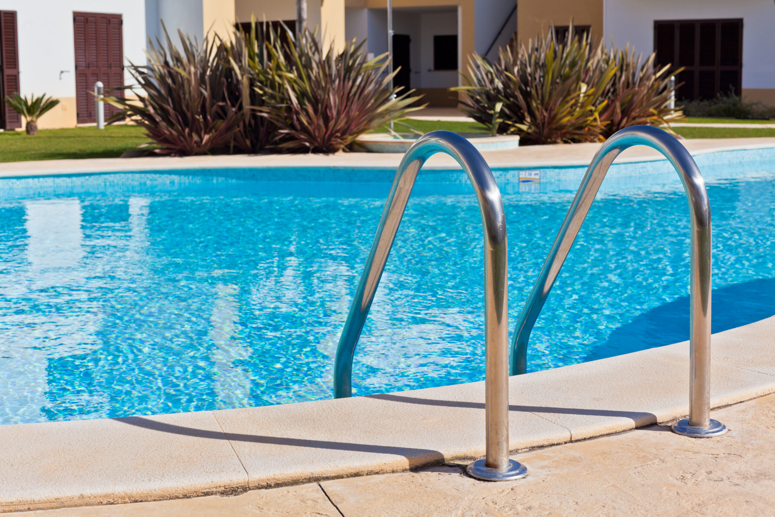 Modern residential swimming pool built by ADU Construction in Los Angeles